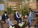 نشست فرماندار رباط کریم و مدیرکل انتقال خون استان تهران