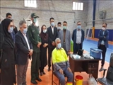 آغاز واکیسناسیون همگانی در سالن ورزشی شهید سلیمانی شهر پرند  