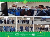 بازدید مسئولان شهرستان از مرکز معاینه فنی خودروهای سبک فیروزکوه