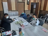 بازدید شهردار صفادشت از  ساختمان پلیس راهور این شهر 