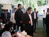 بازدید رئیس حوزه انتخابیه شمیرانات از شعب اخذ رای