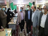 بازدید فرماندار و مسئولان از فرآیند اخذ رأی در پیشوا