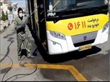 تشدید عملیات ضد عفونی ناوگان حمل و نقل عمومی اسلامشهر/ حتی یک راننده اتوبوس هم  به کرونا مبتلا نشده است