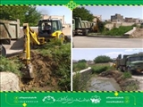 آغاز پروژه احداث دیوار حائل سنگی نهر کنگرخانی فیروزکوه