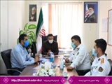 دیدار جانشین رئیس پلیس راه شهرستان فیروزکوه با بخشدار ارجمند