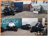 دیدار شهردار باغستان با امام جمعه شهر در سالروز اقامه اولین نماز جمعه کشور