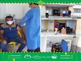آغاز واکسیناسیون رانندگان تاکسی شهر فیروزکوه