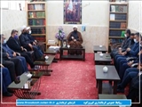 دیدار مسئولین فیروزکوه با امام جمعه شهرستان 