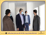 بازدید فرماندار بهارستان از پروژه در حال احداث سالن مدیریت بحران شهر صالحیه