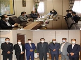 دیدار شهردار و اعضای شورای اسلامی شهر صفادشت  با فرماندار  درهفته دولت 