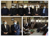 نشست صمیمی سعید استادفرج سرپرست شهرداری باقرشهر با پیرسرایی رئیس دادگاه عمومی کهریزک