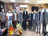 تجلیل مدیریت شهری پرند از نایب قهرمان مسابقات آسیایی مچ اندازی