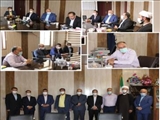 دیدارشهردار،رئیس واعضای شورای اسلامی شهربابخشدار صفادشت بمناسبت هفته دولت