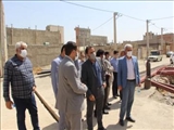 ‍ ‍ ‍ بازدید مشترک سرپرست شهرداری و اعضای شورای اسلامی  شهر باغستان از سطح شهر