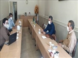 جلسه بررسی مشکلات و نواقصی شبکه کانال محمدیه در شهرستان رباط 