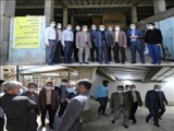 بازدید بخشدار کهریزک از عملیات اجرایی پروژه پارکینگ طبقاتی