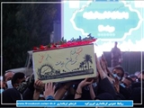 تشیع پیکر شهید گمنام در روستای جلیزجند 