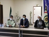 حضور معاون استاندار تهران و فرماندار ویژه شهرستان ری در مراسم صبحگاه فرماندهی انتظامی شهرستان ری