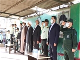 مراسم صبحگاه مشترک به مناسبت هفته نیروی انتظامی در قرچک