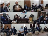 جلسه هیئت امنای حوزه علمیه خواهران قرچک با حضور فرماندار و امام جمعه