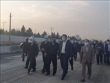 بازدید معاون استاندار تهران و فرماندار ویژه شهرستان ری از تقاطع غیرهمسطح چهار راه باقرشهر