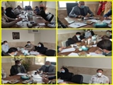 تشکیل جلسه کمیته پدافند غیرعامل شهرداری باغستان همزمان با هفته پدافند غیرعامل