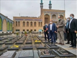 ادای احترام استاندار تهران به مقام شامخ شهدای شهرستان پیشوا 