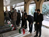 ادای احترام استاندار تهران به مقام شامخ شهدای شهرستان دماوند 