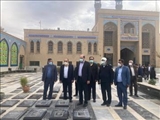 ادای احترام استاندار تهران به مقام شامخ شهیدان شهرستان پیشوا 