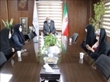 نشست مشاور امور بانوان معاونت اقتصادی رئیس جمهور با فرماندار قرچک