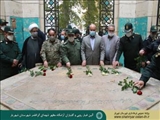 آئین غبار روبی و گلباران آرامگاه مطهر شهدای گرانقدر شهرستان شهریار