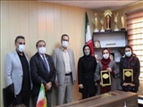 بانوی کاراته کا افتخار آفرین شهرقدسی مورد تقدیر قرار گرفت