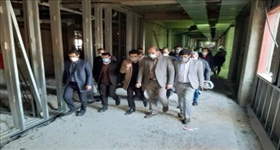 بازدید استاندار تهران از بیمارستان ۴۰۰ تختخوابی اسلامشهر