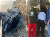 حادثه واژگونی خودرو پژو پارس محور تهران _ فیروزکوه محدوده چناران