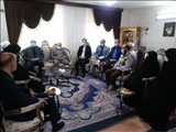 دیدار استاندار تهران به همراه مسئولان شهرستان دماوند با خانواده شهید محمود کلهر