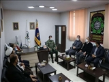 دیدار فرماندار شهرستان دماوند با فرمانده سپاه ناحیه مقاومت بسیج دماوند
