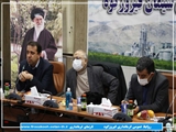 نشست مسئولین شهرستان فیروزکوه با مسئولین کارخانه سیمان فیروزکوه و فراز