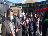 حضور فرماندار شهرستان دماوند در مراسم عزاداری شهادت حضرت فاطمه سلام الله در مسجد جامع دماوند