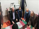 آیین تجلیل از 120 خانواده شهید مدافع حرم و مراسم وداع با دو شهید در پرند با حضور استاندار تهران