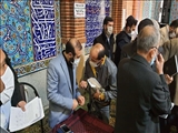 دیدار رو در روی فرماندار پردیس با نمازگزاران در محل مصلی 