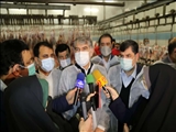 بازدید وزیر جهاد کشاورزی از کشتارگاه دام احسان ری در استان تهران