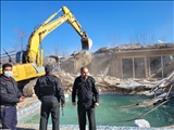 تخریب ویلاسازی غیرمجاز در شهرستان تهران 