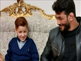دیدار حسن یزدانی با امیرسام برکتی، پسر کم بینای کشتی‌گیر از روستای وسکاره رودهن