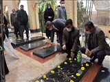 گلباران مزار مطهر مادران شهدای شهرستان پاکدشت