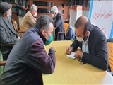  دیدار مردمی فرماندار پردیس در مصلی نماز جمعه 
