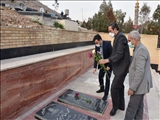 مزار مطهر شهدای معزز شهرستان پاکدشت گلباران شد 