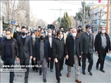 برگزاری همایش پیاده روی خانوادگی به مناسبت گرامیداشت دهه فجر در رضی آباد بالا
