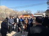کلنگ احداث پل روستای انزها واقع در شهرستان فیروزکوه زده شد
