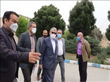 بازدید فرماندار از تصفیه خانه آب و فاضلاب شهرستان‌ قدس

