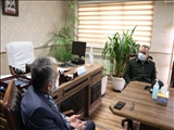 دیدار فرماندار شهرستان قدس با فرمانده نیروی انتظامی
